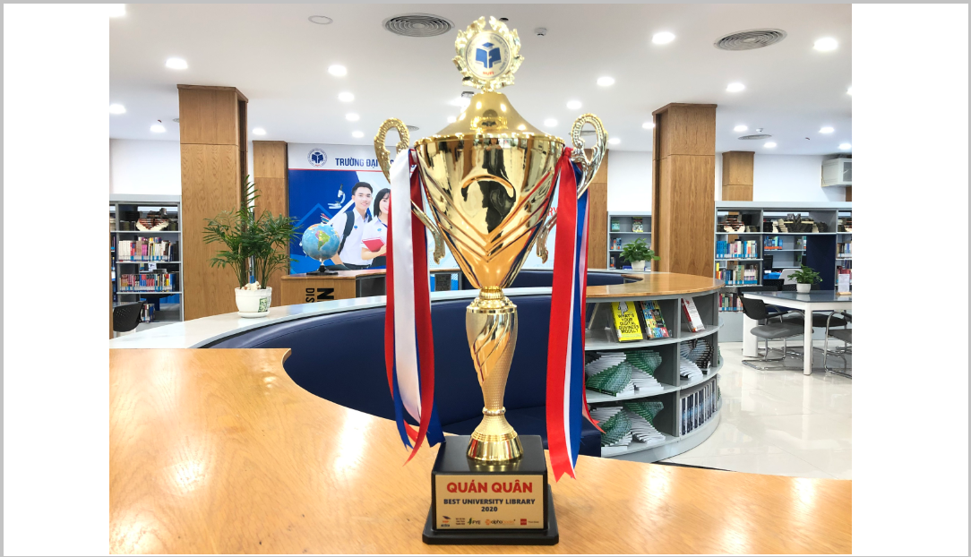 Giải thưởng dành cho nhà vô địch cuộc thi “Best University Library” – HUFI Library